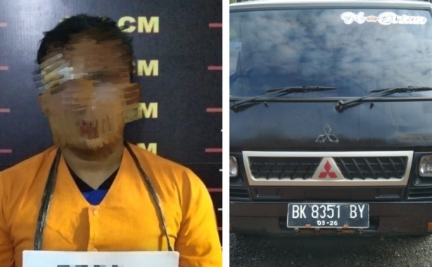 Pelaku Pencurian Mobil Pick Up Ditangkap