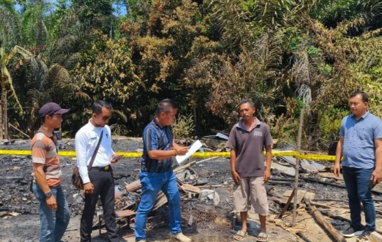 Satu Unit Rumah Di Langkat Terbakar