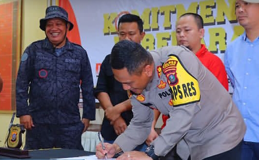 Polres Siantar Komitmen Tolak Peredaran Narkoba