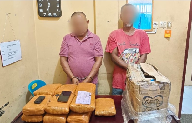 Ganja Belasan Kilo Digagalkan Sat Narkoba Polres Labuhanbatu
