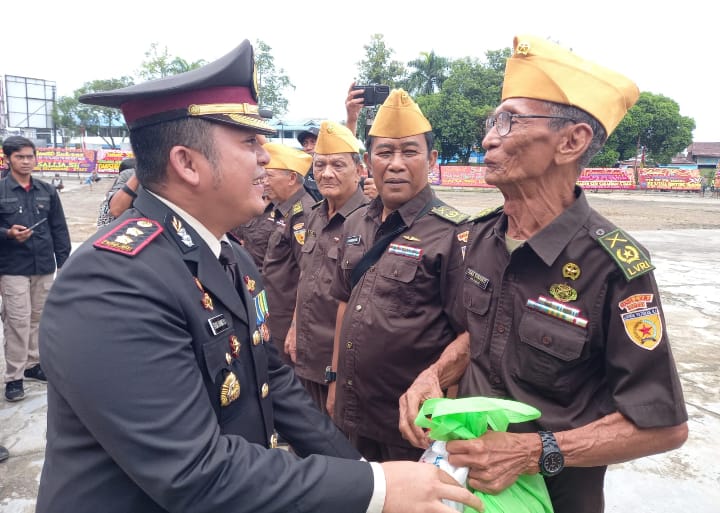 Kodim 0203 Langkat Peringati HUT TNI ke 78 Dengan Meriah,Kapolres Langkat Sambut Semarak HUT TNI