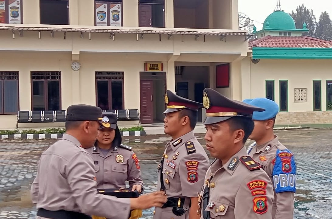 Pelepasan Kasat Reskrim Kan Kasat Lantas Polres Tanah Karo Penuh Rasa Haru