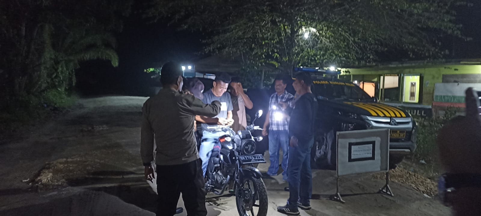 Persempit Ruang Gerak Peredaran Narkoba, Polsek Kualuh Hilir Melaksanakan Razia Diperbatasan Labura Asahan