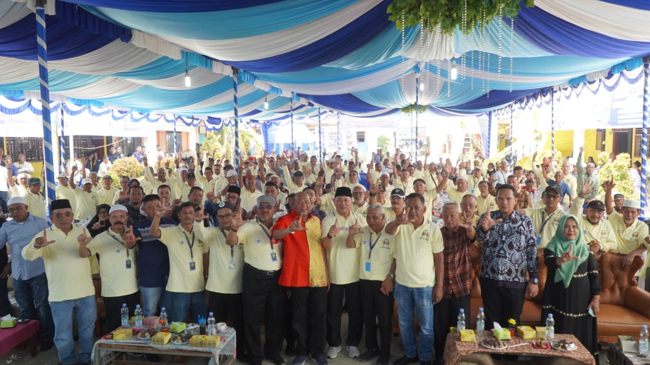 Plt Bupati Langkat Hadiri Reuni STM/SMK YPT di Jalan Dempo Pangkalan Brandan