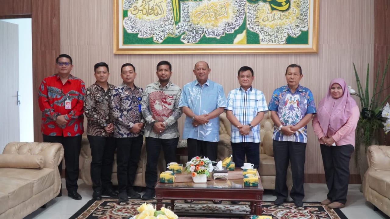 Syah Afandin Terima Kunjungan Ka Rutan dan Ka Lapas Langkat