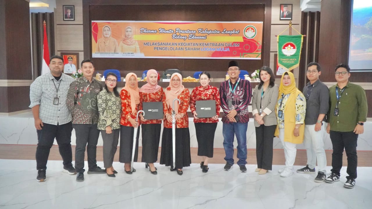 Pertemuan Bulanan, DWP Langkat Jalin Kemitraan Pengelolaan Logam Mulia