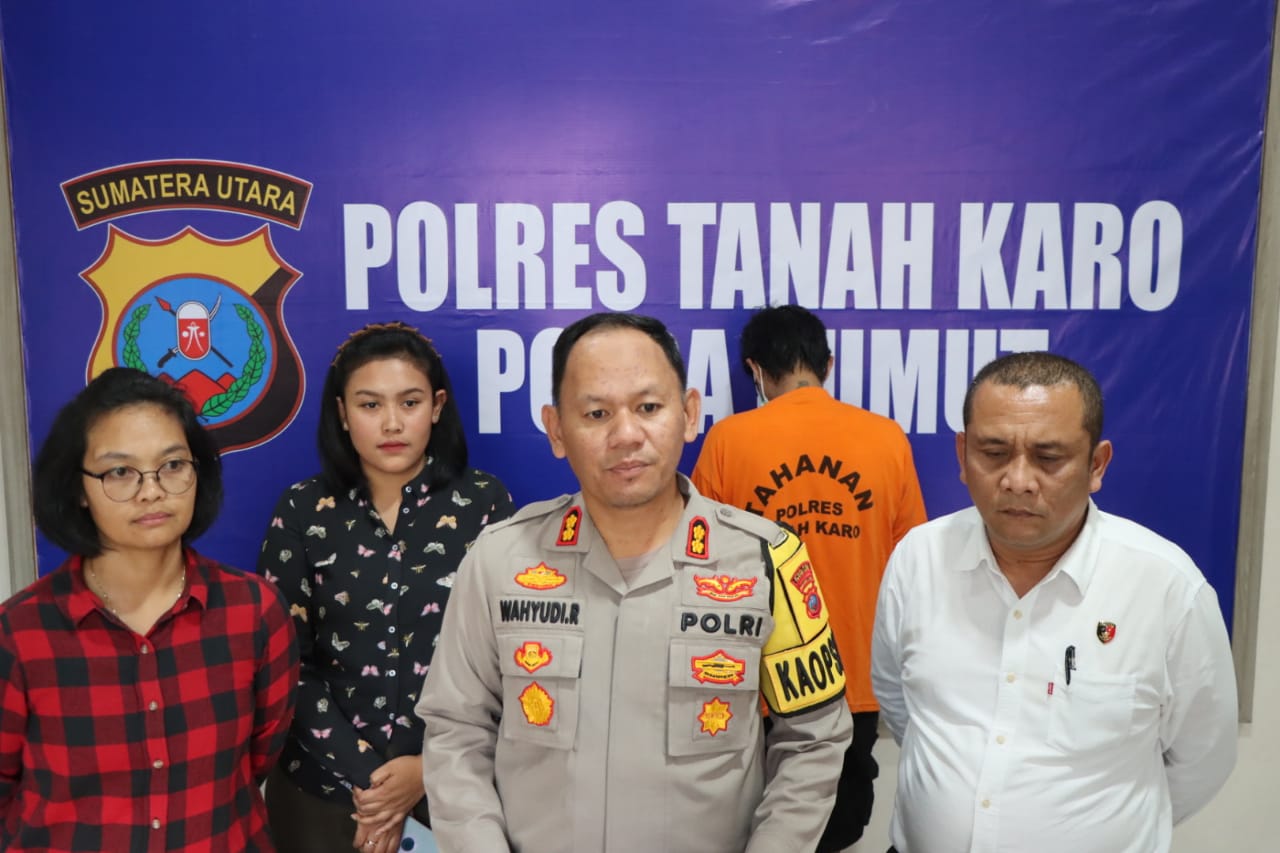 Polres Tanah Karo Tangkap Pelaku Penganiayaan Ana Yang Viral di Medsos