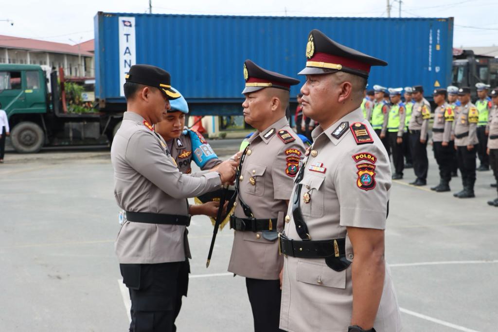 Kapolres Pelabuhan Belawan Pimpin Sertijab Kasat Narkoba