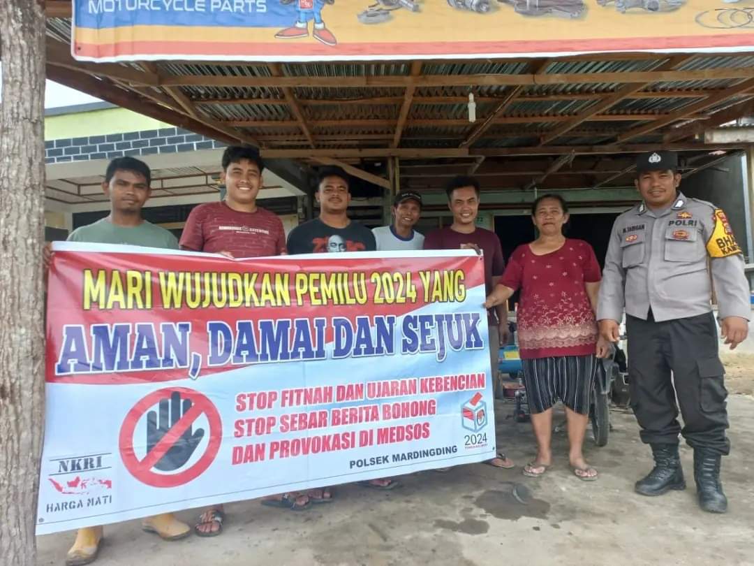 Polsek Tigabinanga Imbau Kerukunan Antar Masyarakat Melalui Cooling System