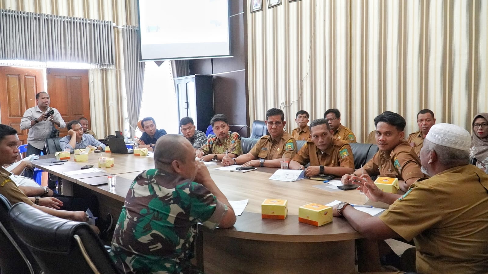 Hadiri RTP Bendungan PLTA, Pemkab Langkat Ingin Ada Perhatian Khusus ke Masyarakat Sekitar