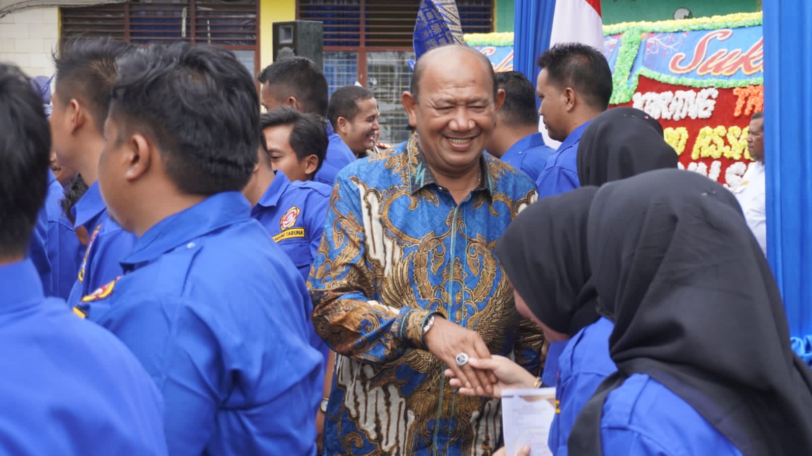 Syah Afandin Hadiri Pelantikan Karang Taruna Tanjung Pura  