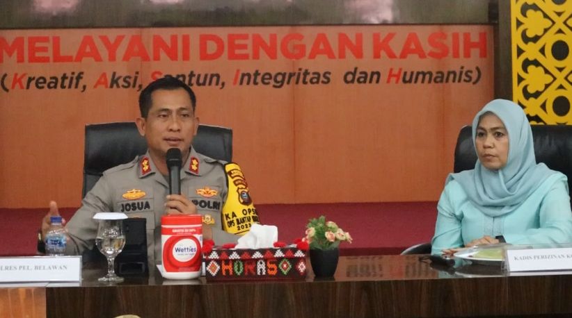 Polres Pelabuhan Belawan Gelar Rapat Koordinasi Pemberantasan Peredaran Gelap Narkoba