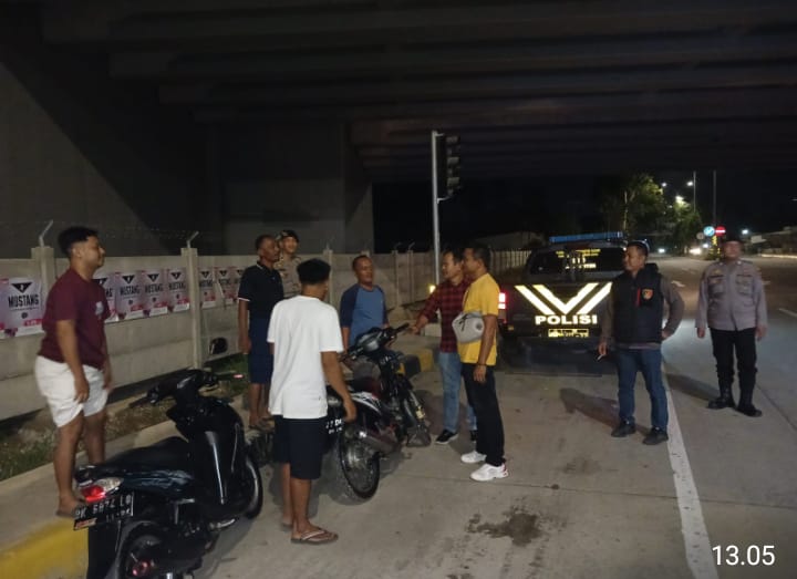 Razia Antisipasi Genk Motor dan Balap Liar, Polisi Amankan Beberapa Sajam