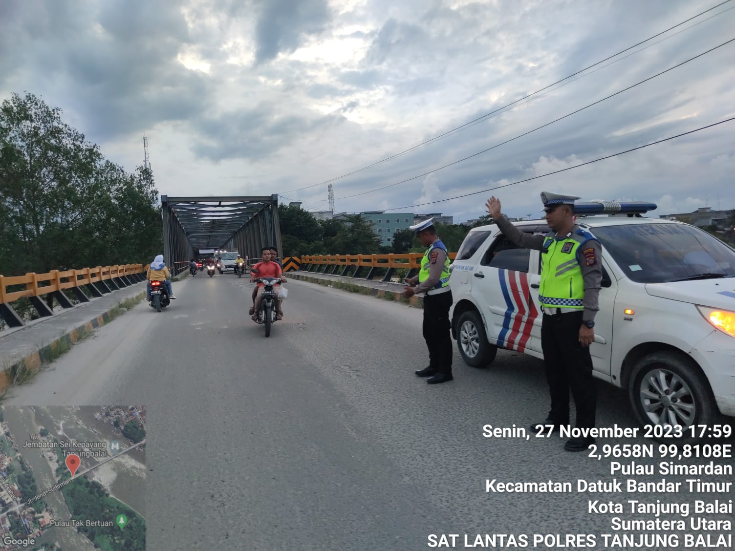 Sat Lantas Polres Tanjung Balai Gelar Operasi Mantap Brata