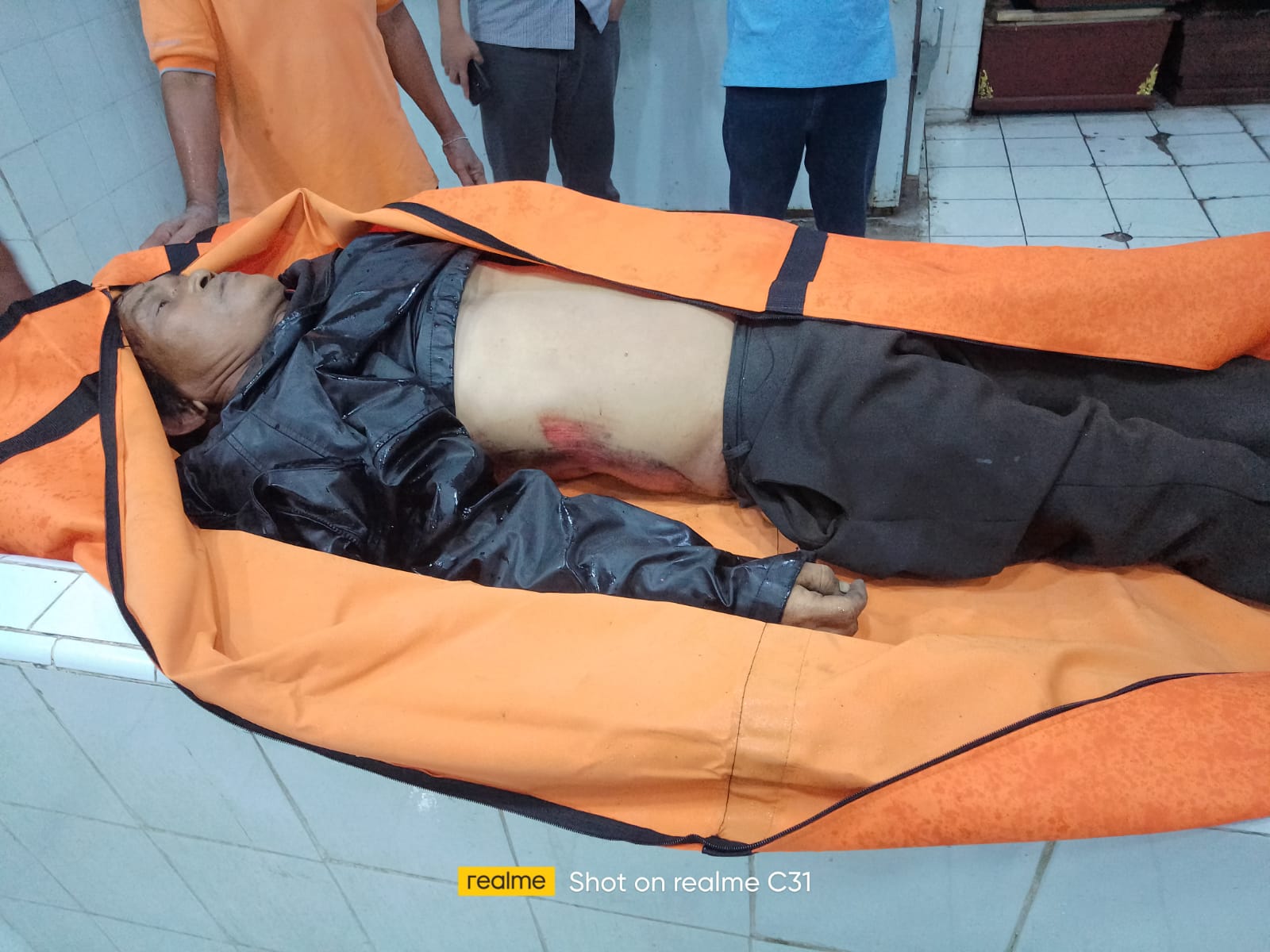 Warga Petisah Tewas Digilas Kontainer