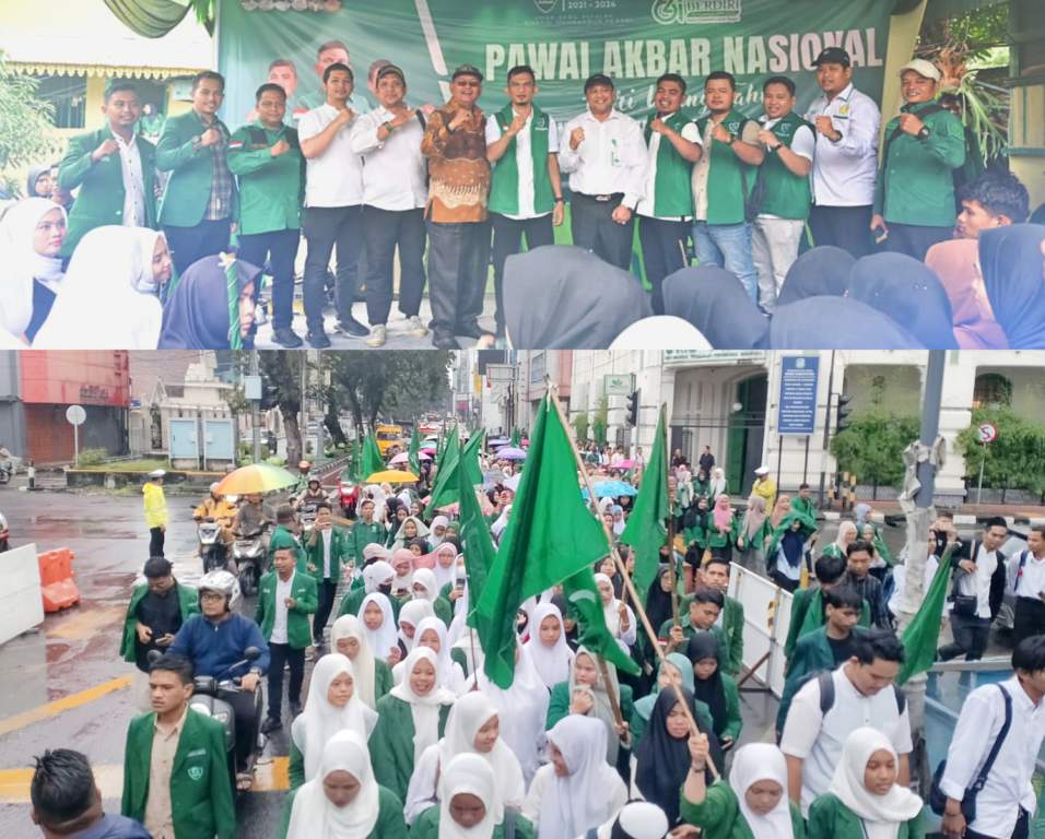 Milad 64 Tahun, Ribuan Kader HIMMAH Napak Tilas Mengenang Perjuangan Pendiri Al-Washliyah