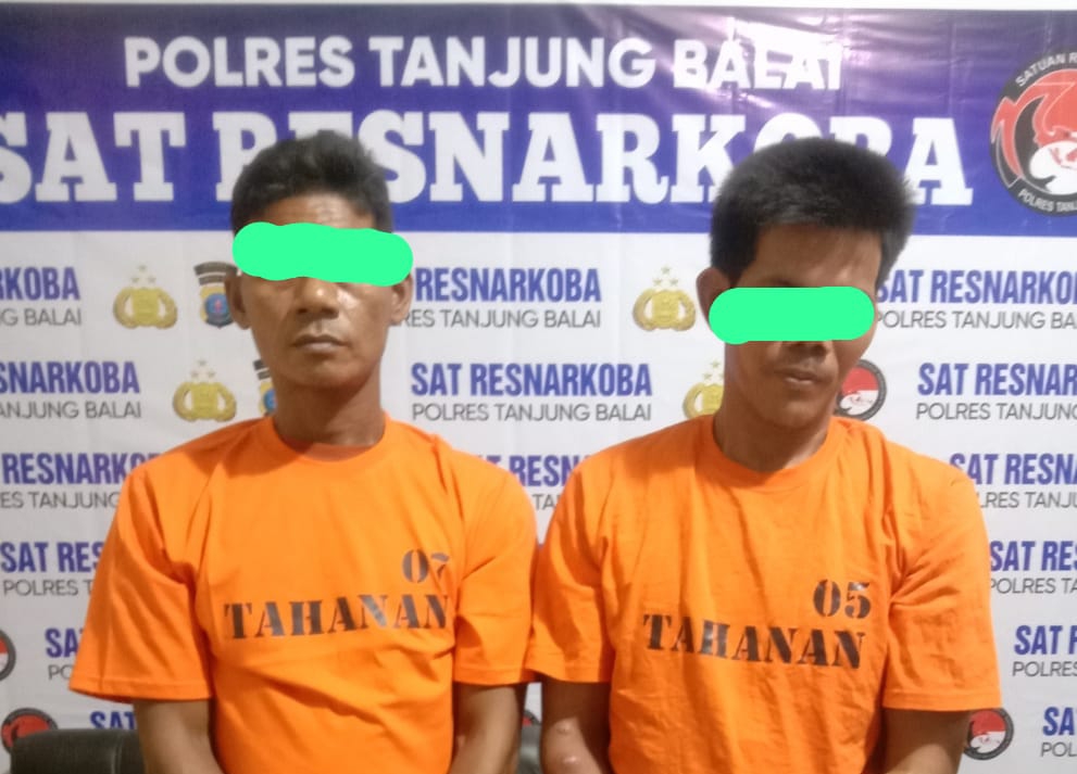 Satres Narkoba Polres Tanjung Balai Tangkap Dua Terduga Pengedar Sabu 