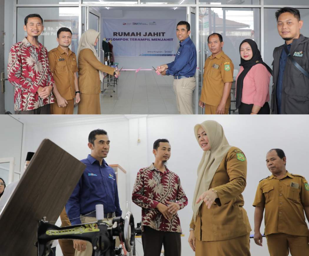 Dorong Produktivitas Perempuan, PLN Peduli Resmikan Kelompok Terampil Menjahit