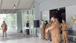 Sekretariat DPRD Medan Apel Khusus Deklarasi Birokrasi Anti Korupsi