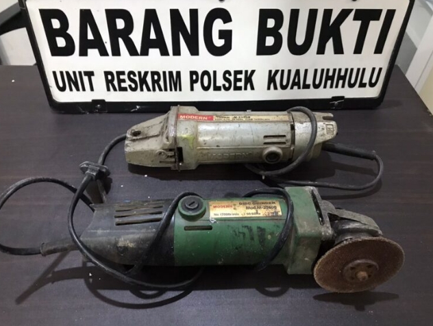 Pelaku Pencurian Ditangkap Tekab Polsek Kualuh Hulu