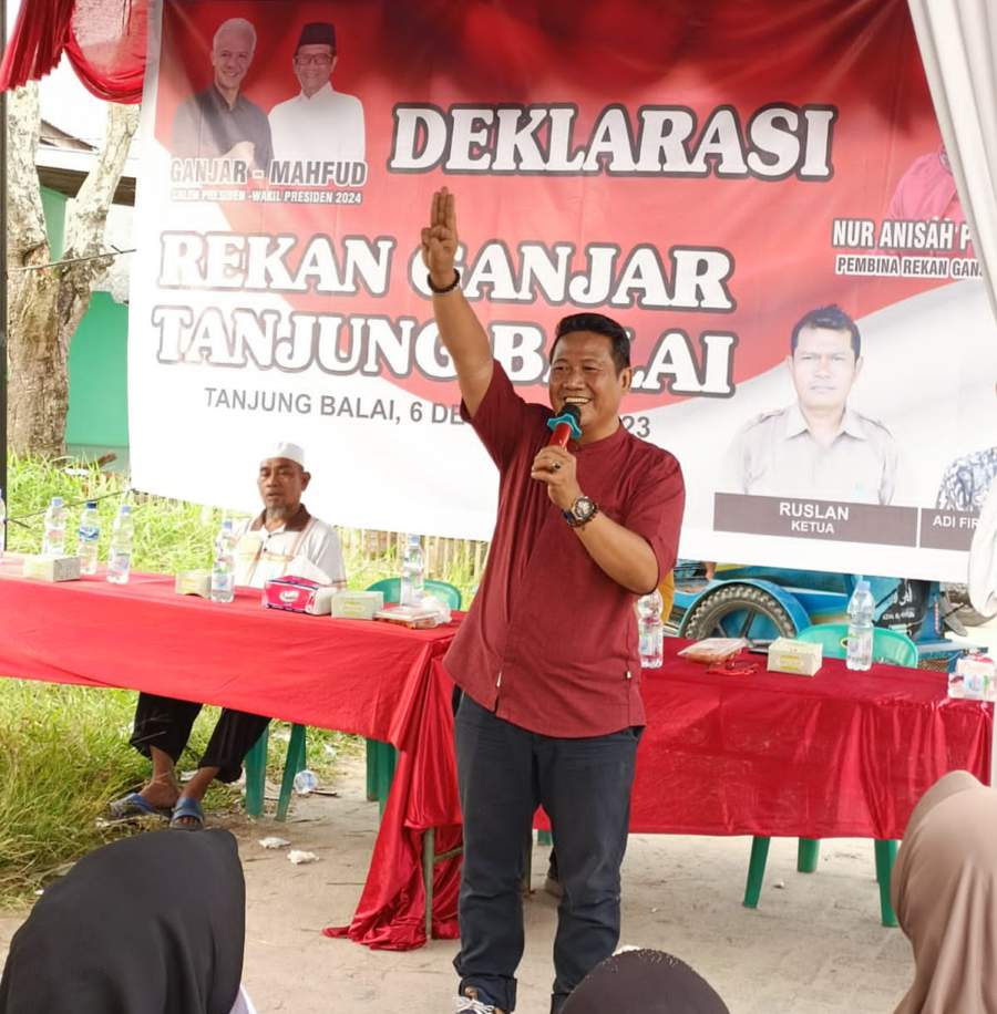Aswan Jaya saat menyampaika sambutannya.