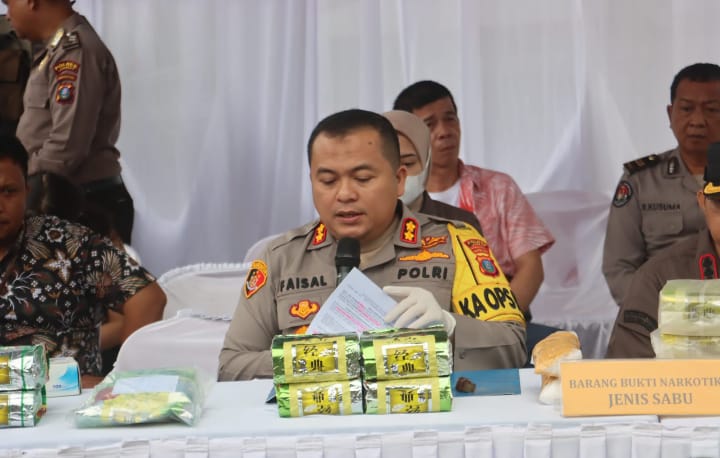 Polres Langkat Musnahkan Bermacam Jenis Narkoba