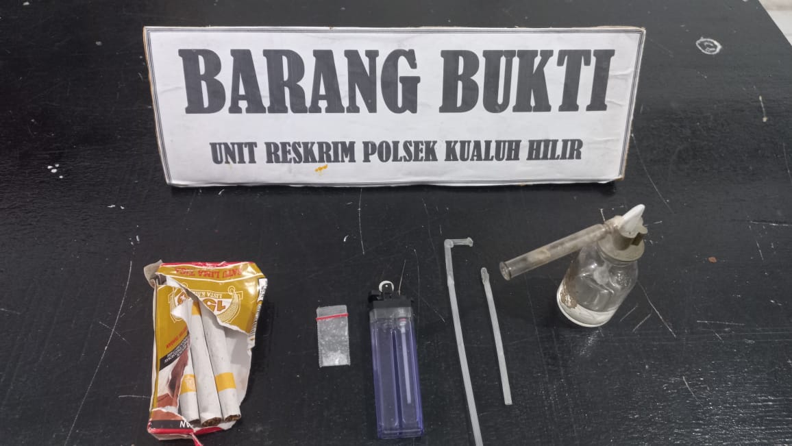 Lagi Sedot Sabu, Tim Opsnal Polsek Kualuh Hilir  Meringkus Warga Kel. Tanjung Leidong 