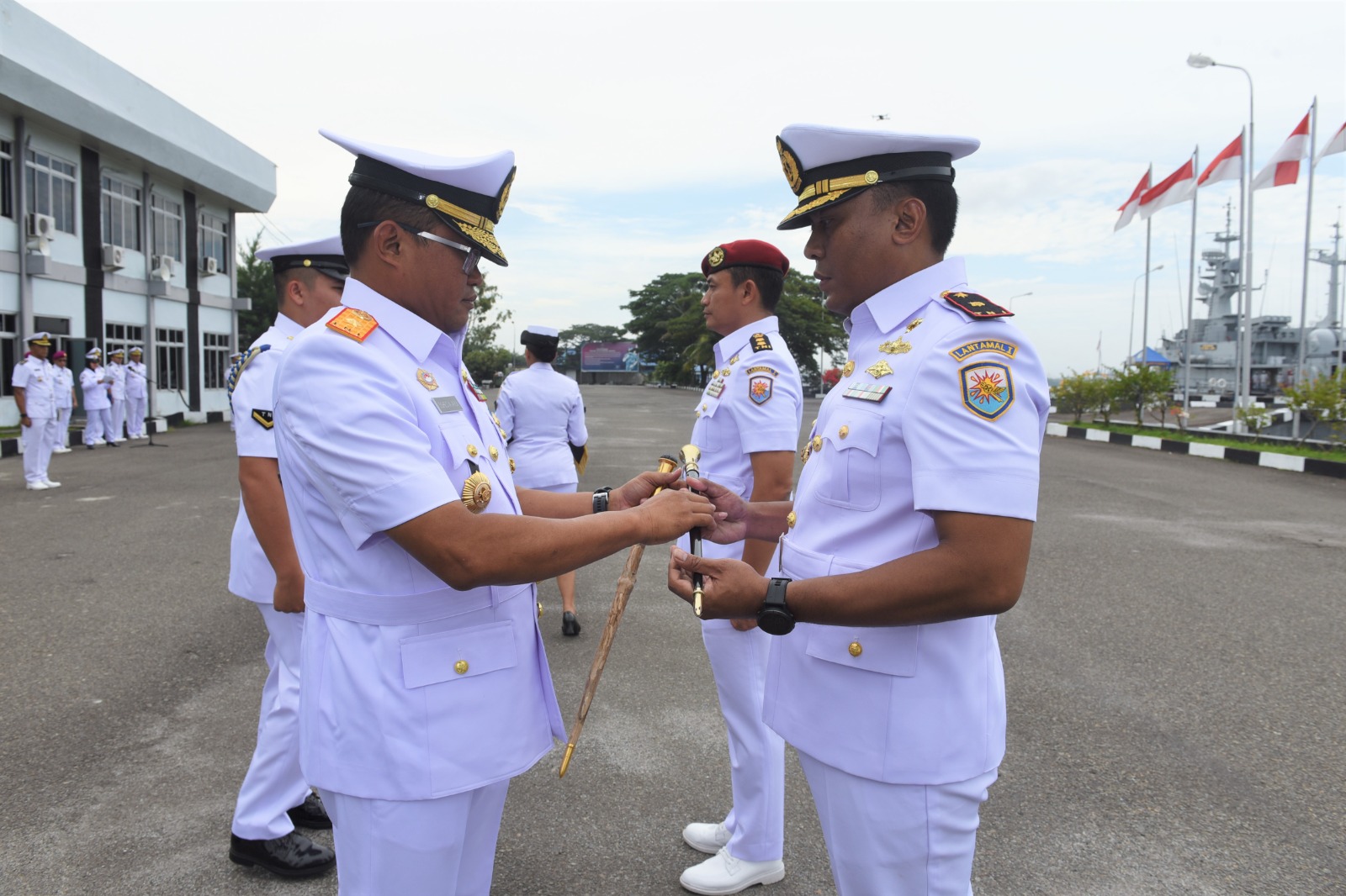 Danlantamal I Sertijab Datim Intel Lantamal I