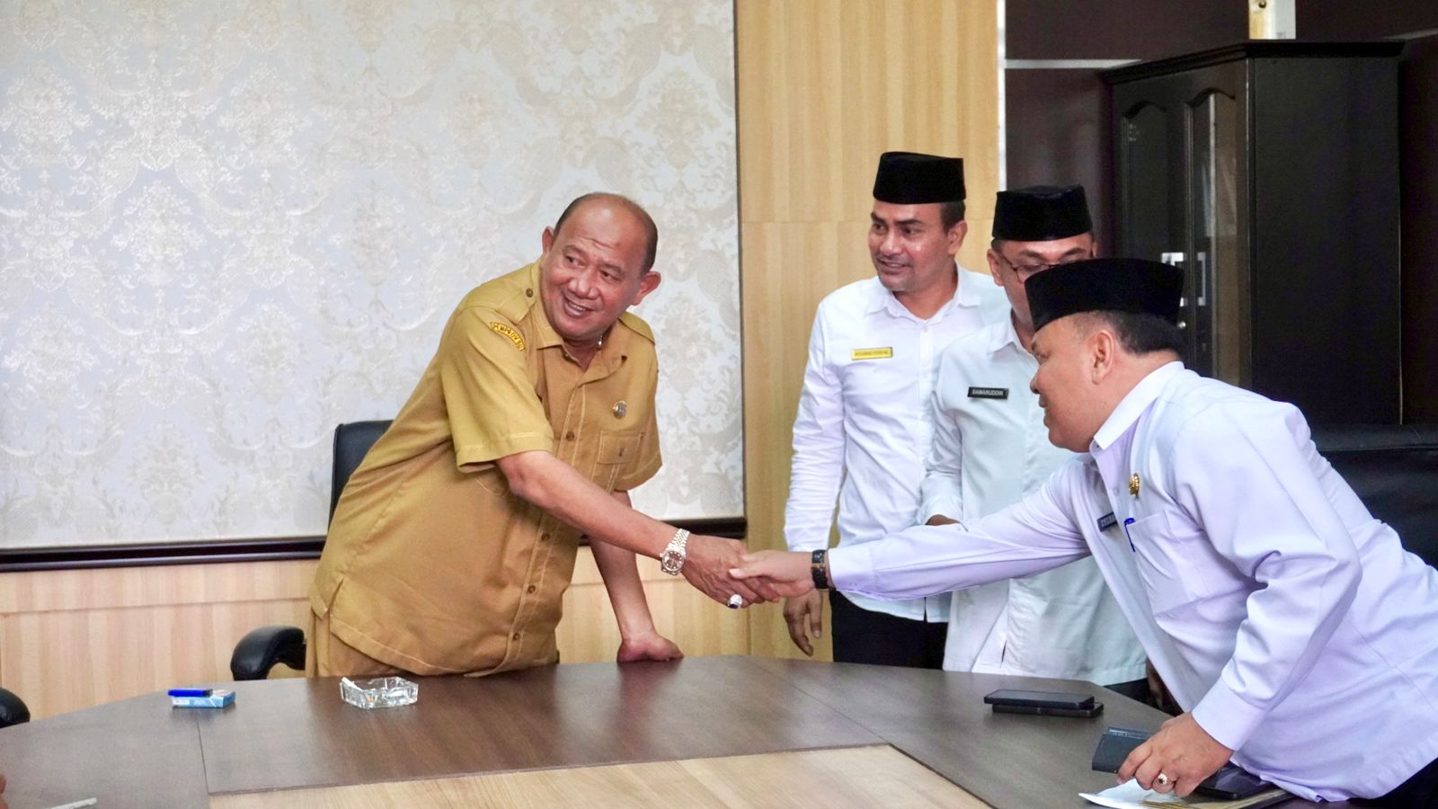 Rencana Gelar Amal Bakti, Kemenag Langkat Audiensi ke Syah Afandin