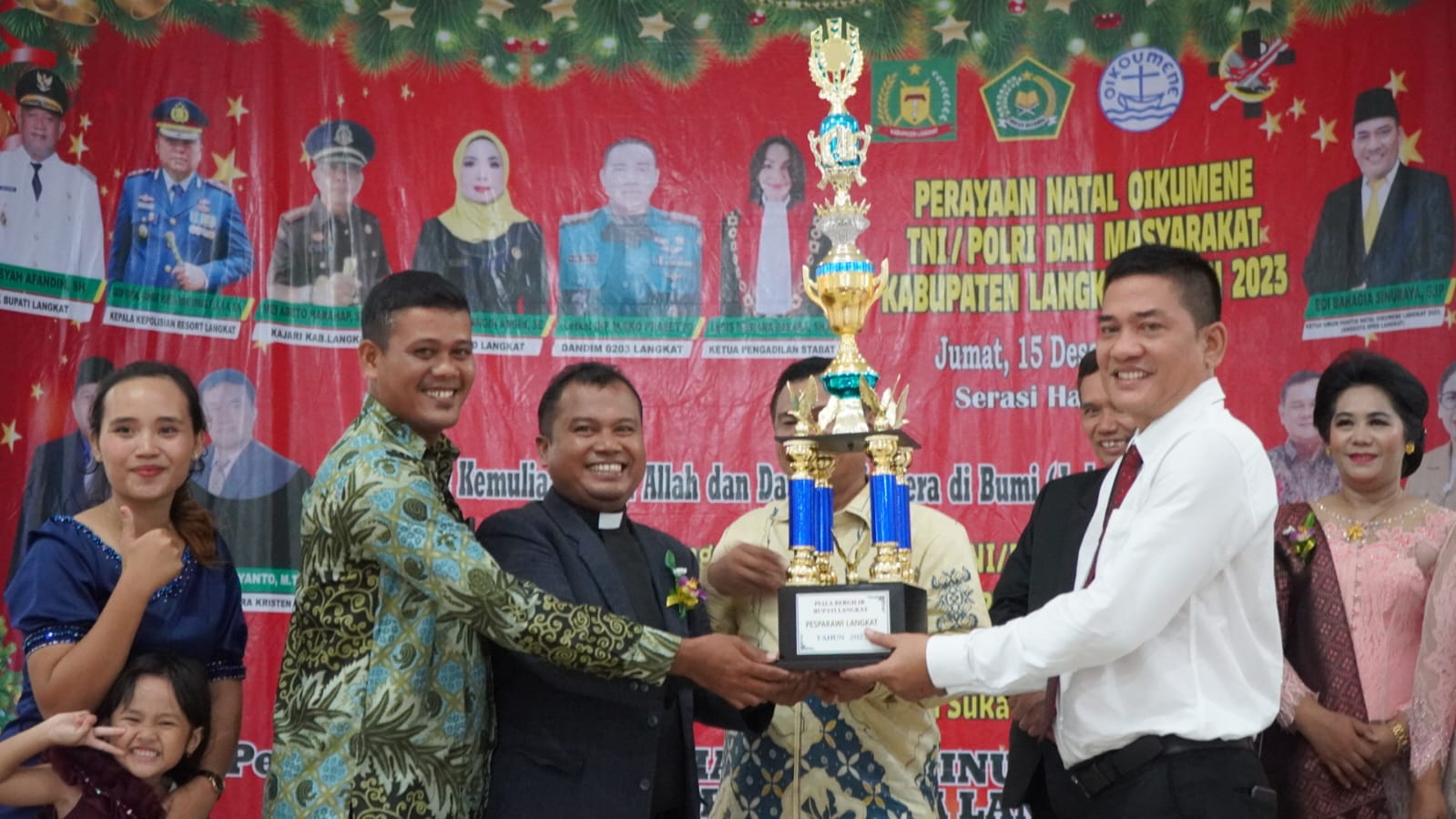 Jemaat Kristiani Doakan Syah Afandin Kembali Pimpin Langkat