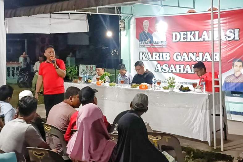Deklarasi Karib Ganjar di Asahan