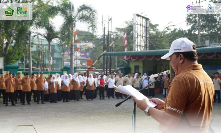 Gelar Apel HAB ke-78, Kakanwil Kemenag Sumut: Jaga Harmoni Kehidupan Beragama
