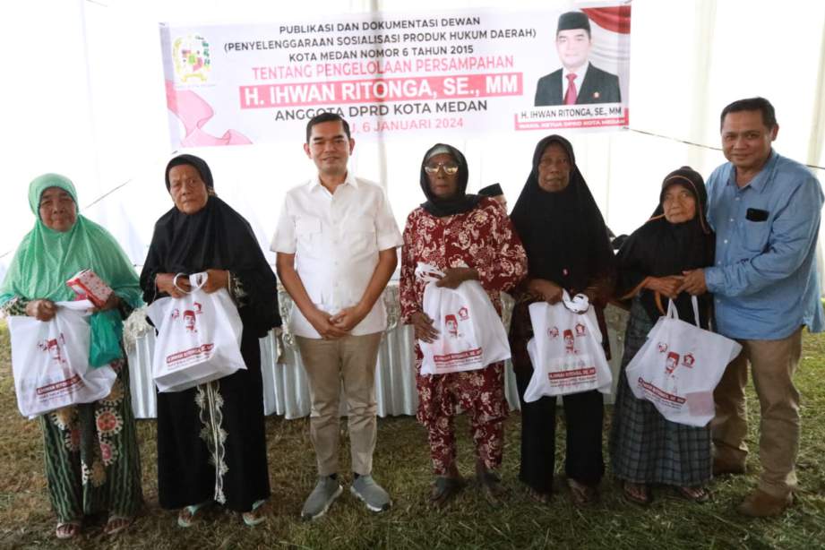 Sosialiasi Perda No 6 Tahun 2015, Ihwan Ritonga Ajak Warga Manfaatkan Sampah Jadi Sumber Penghasilan