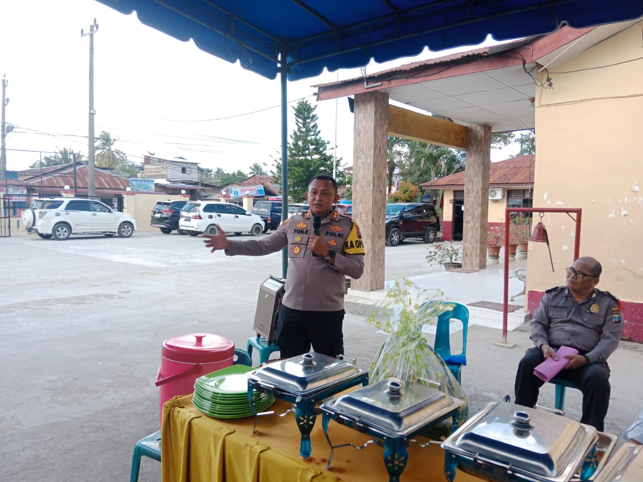 2 Minggu Menjabat, Kapolres Tanjung Balai Kunker Ke Polsek Teluk Nibung