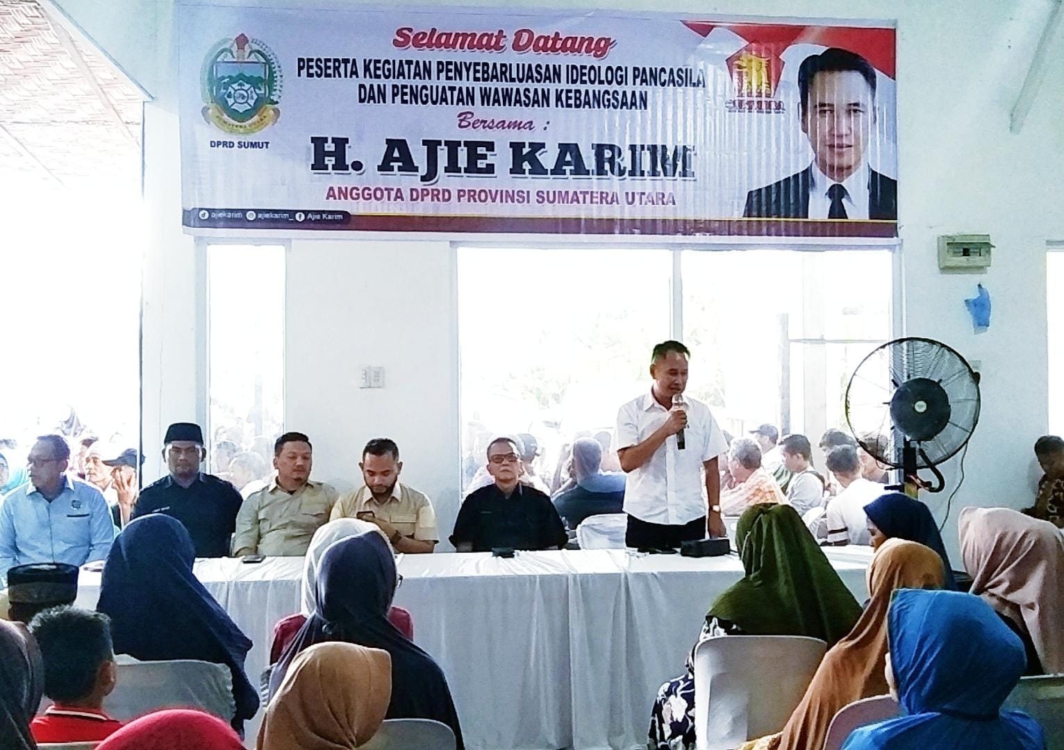 Trio Caleg Gerindra Resmikan Posko Pemenangan Binjai-Langkat