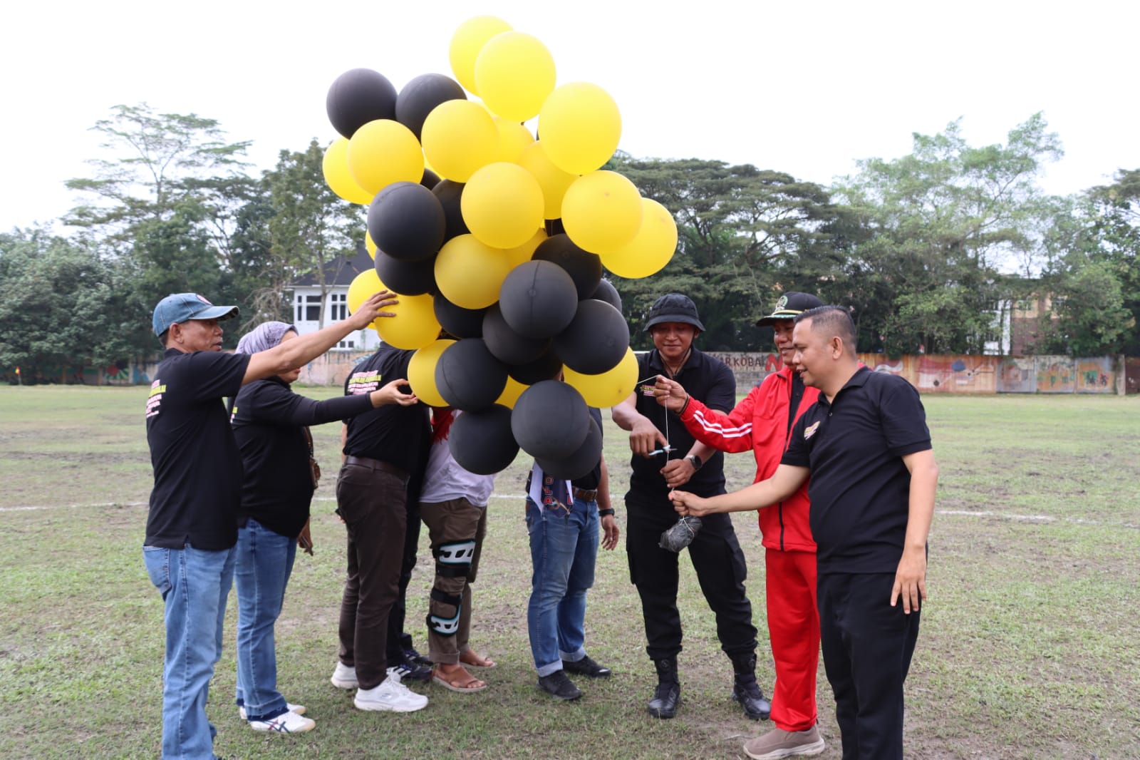 Polres Tanjung Balai Buka Turnamen Sepak Bola Milenial