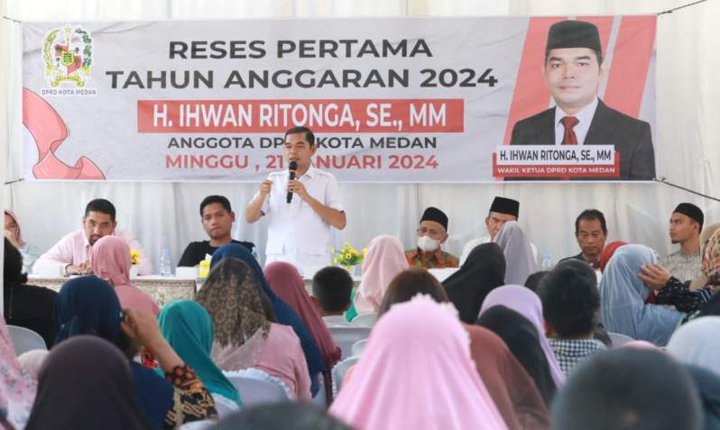 Ihwan Ritonga Terima Keluhan Warga soal Knalpot Bising saat Reses di Jl Ikhlas