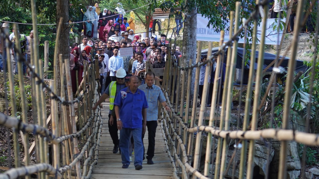 Pembangunan Jembatan Batu Katak Bukti Kecintaan Syah Afandin kepada Masyarakat Bahorok