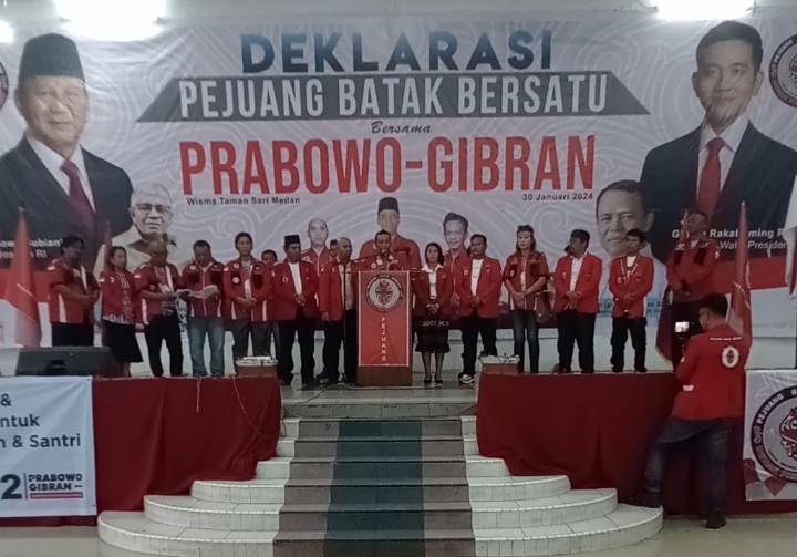 Pejuang Batak Bersatu (PJB) Resmi Mendeklarasikan Prabowo Presiden 2024