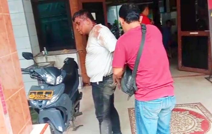 Maling Motor di Warung Bakso Jermal 15 Babak Belur Dihajar Warga