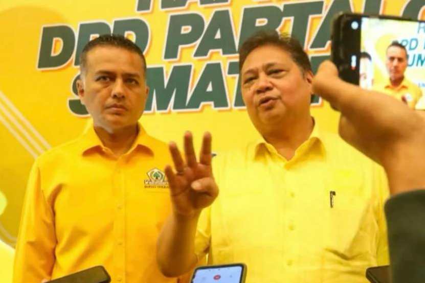 Kursi Golkar Dapil Sumut Bertambah, Airlangga Sebut Kunci Cagubsu Dipegang Ijeck