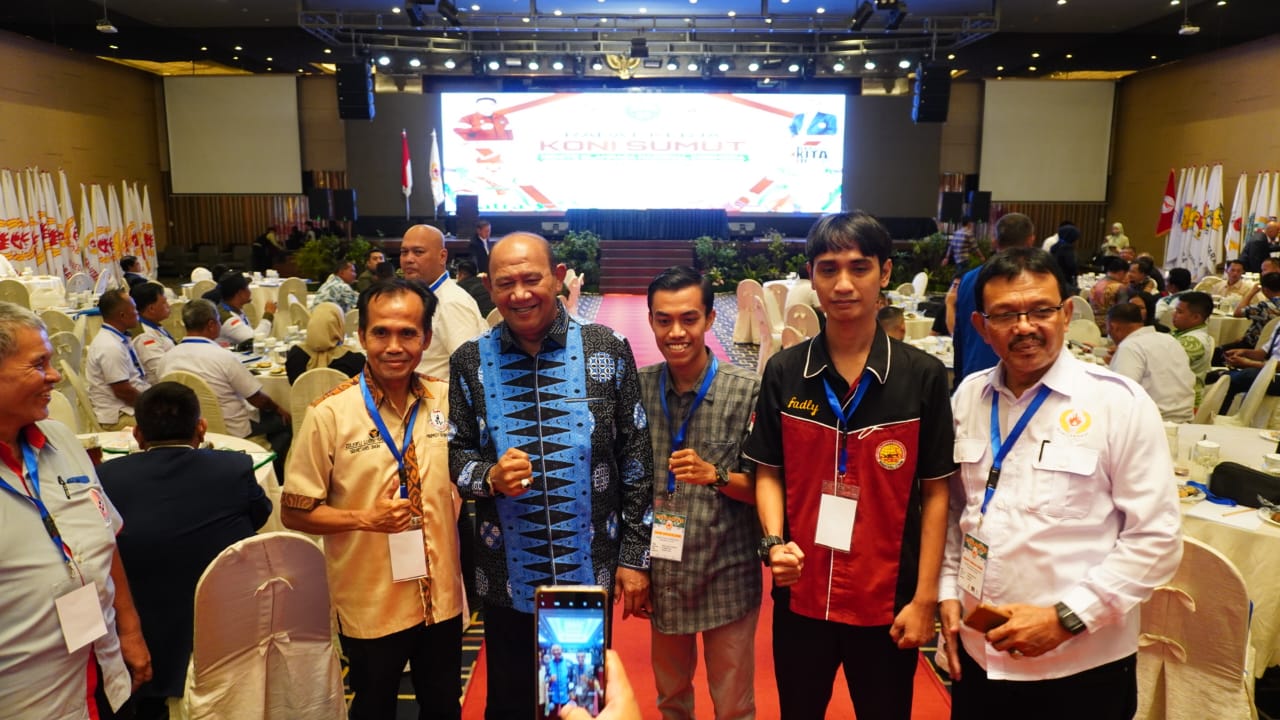 Persiapan PON Aceh-Sumut, Syah Afandin hadiri Rapat Kerja KONI Sumut 2024
