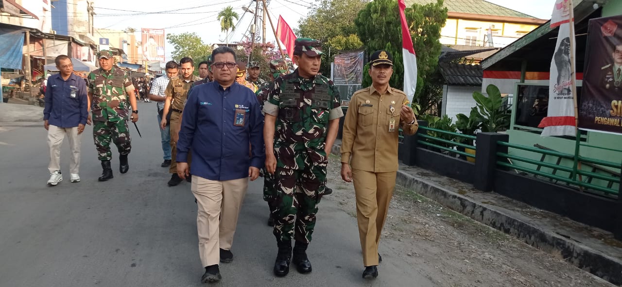 Plt. Bupati Langkat Hadiri Vidcon Dengan Kasad TNI Launching Program TNI AD Manunggal Air 2024