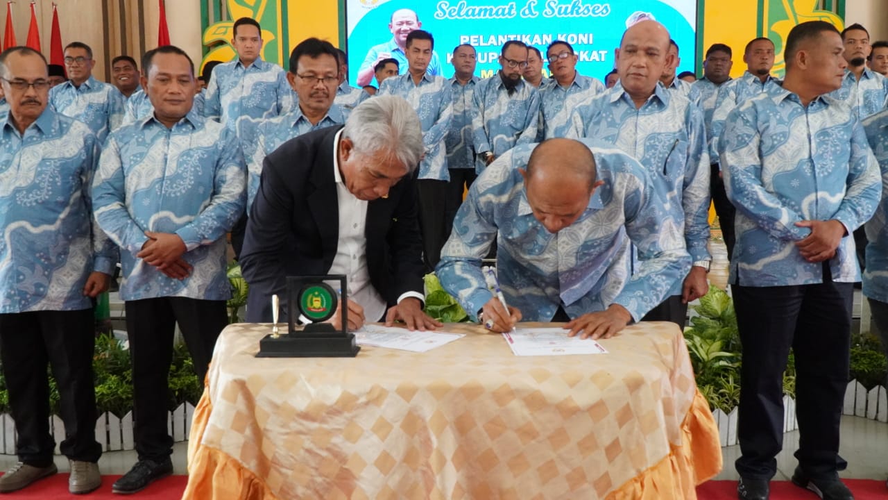 Syah Afandi Dilantik Menjadi Ketua Umum KONI Kab. Langkat