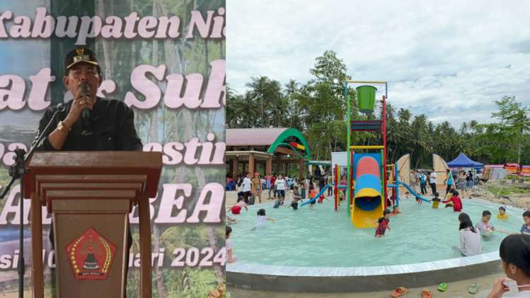 PLN Alirkan Listrik di Objek Wisata Pantai Kamadu Nias Barat