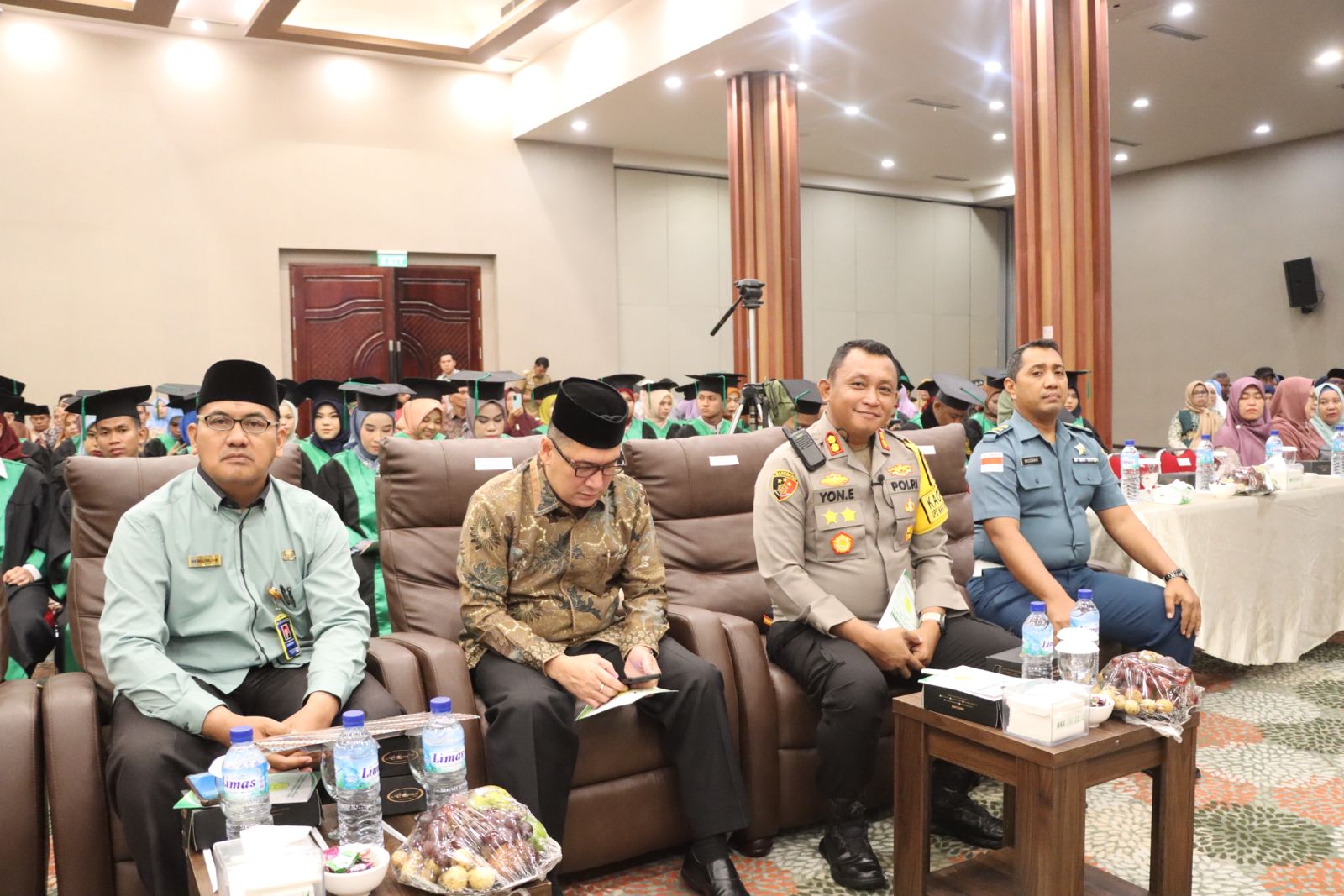 Kapolres Tanjung Balai Hadiri Sidang Senat terbuka Wisuda Sarjana ke XV STAI Al Hikmah