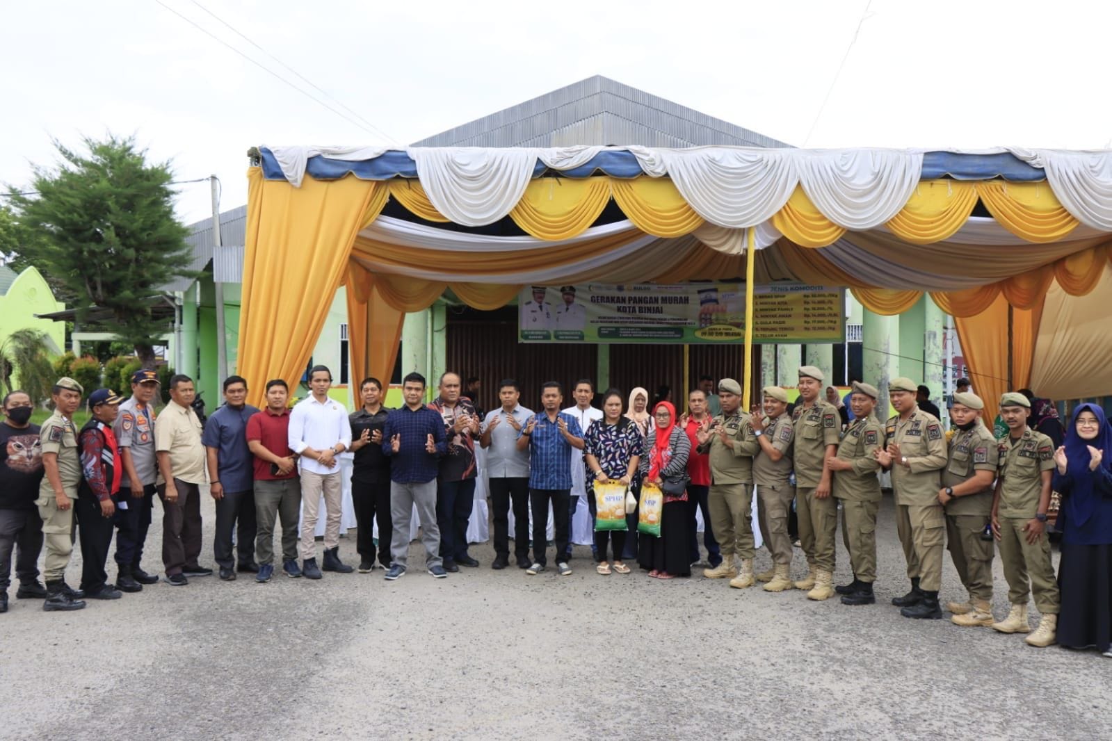 Jelang HBKN, Pemko Binjai Gelar Gerakan Pangan Murah
