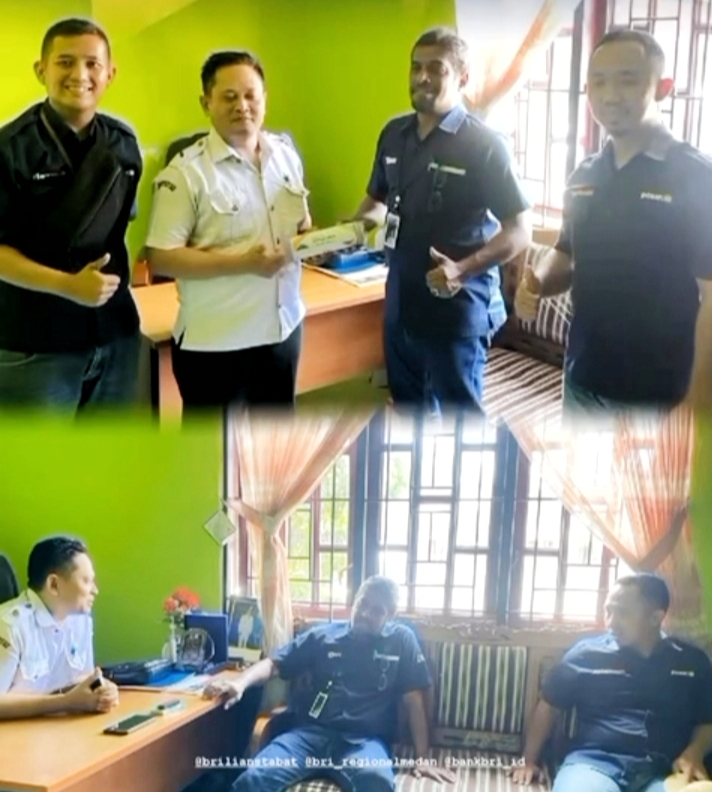 BRI Unit Secanggang Kunjungi Binaan Desa Brillian Budidaya Udang Vaname