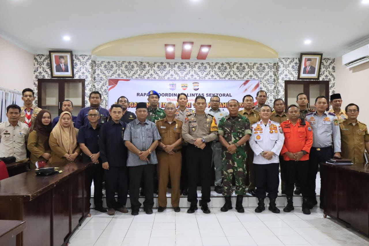 Asisten Dan Kesra Pemko Binjai, TNI-Polri Menggelar Rapat Koordinasi Lintas Sektoral