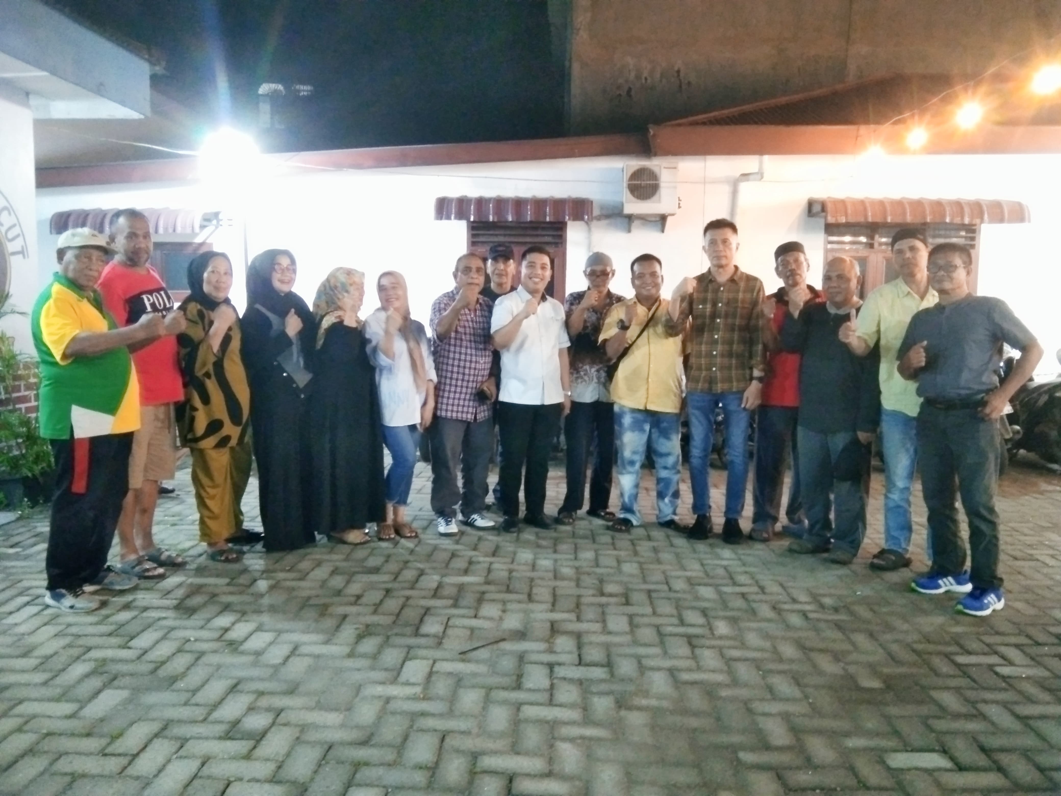 Bakal Calon Walikota Binjai Tengku Rizky Alisyahbana Temu Tokoh Masyarakat